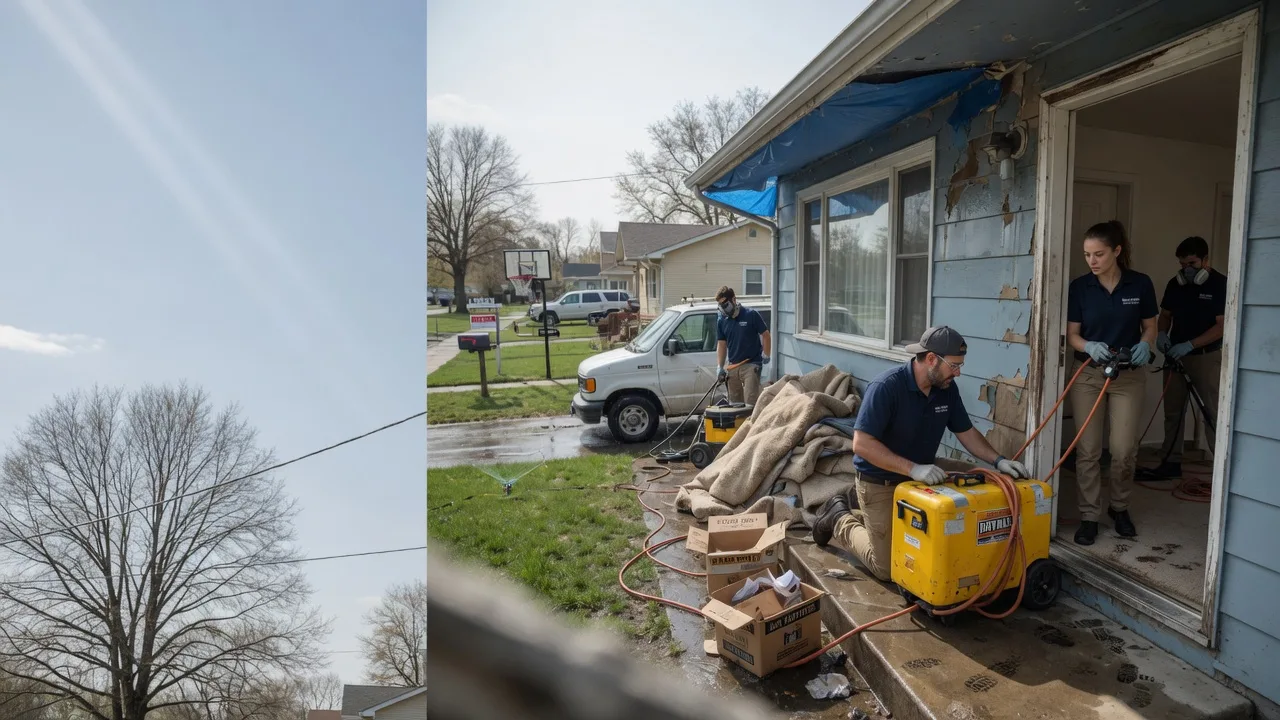 Basement Flood Cleanup in Elizabeth, WV near me